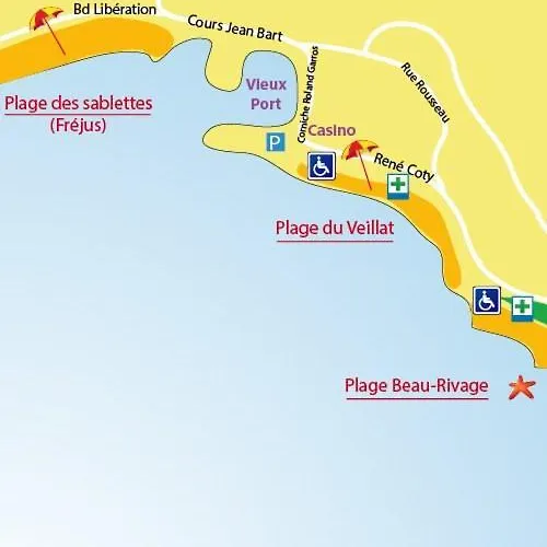 A 100 M De La Plage, Balcon Plein Sud *